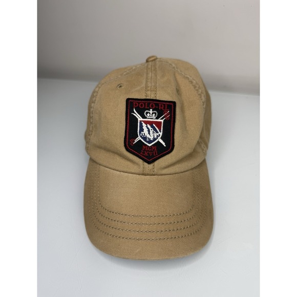 Polo Ralph Lauren Mountain Ski Snow Rescue Hat Cap Vintage 90's Leather Strap